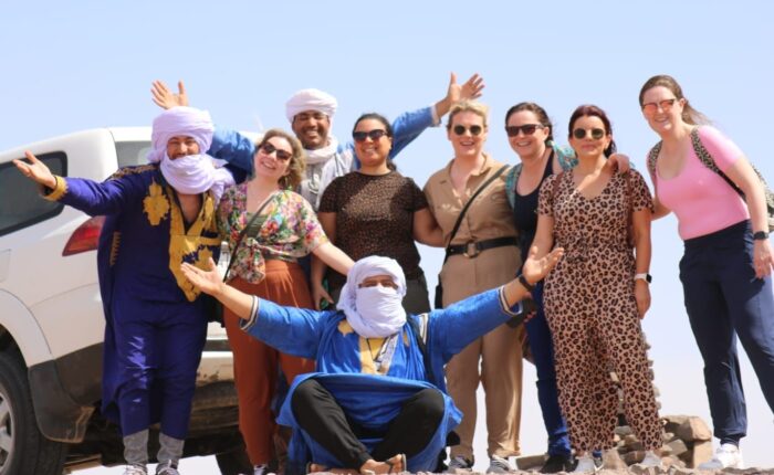 Merzouga Sahara Desert camel trekking luxury camp Morocco