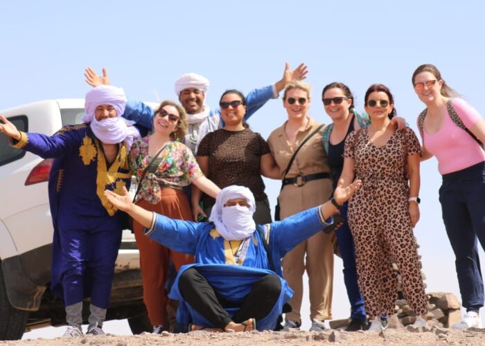 Merzouga Sahara Desert camel trekking luxury camp Morocco