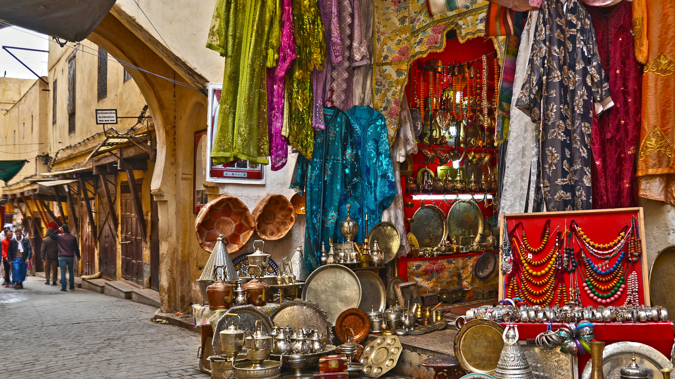 Moroccan market in Fes